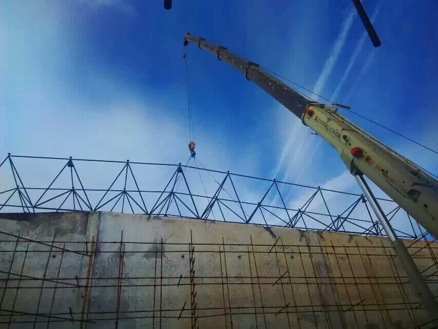 滕州食堂网架结构工程